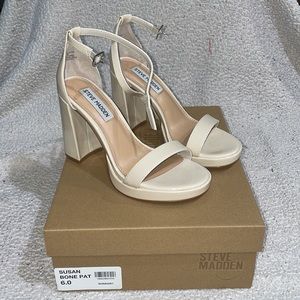 Steve Madden “Susan” Color: Bone Size:6